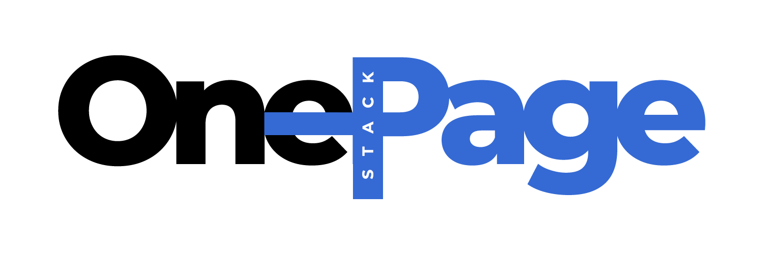 one-page websites and e-commerce sites logo
